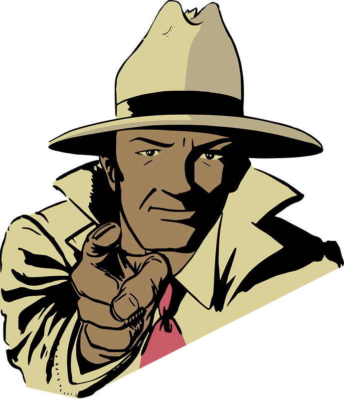Pointing Detective - Colour Remix