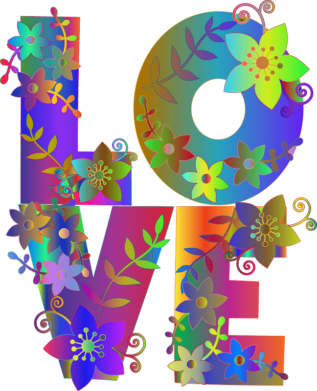 Floral Love By Vera Kratochvil Polyprismatic