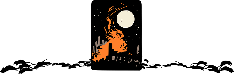 Rats Escaping a Fire
