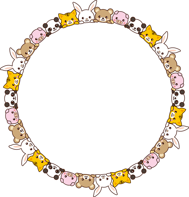Cute Animals Frame