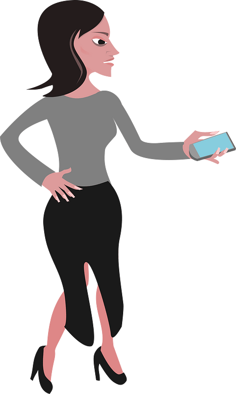 Woman on Mobile Device