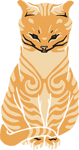 Vintage Cat Illustration