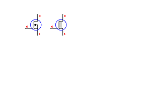 NMOS depletion schematics