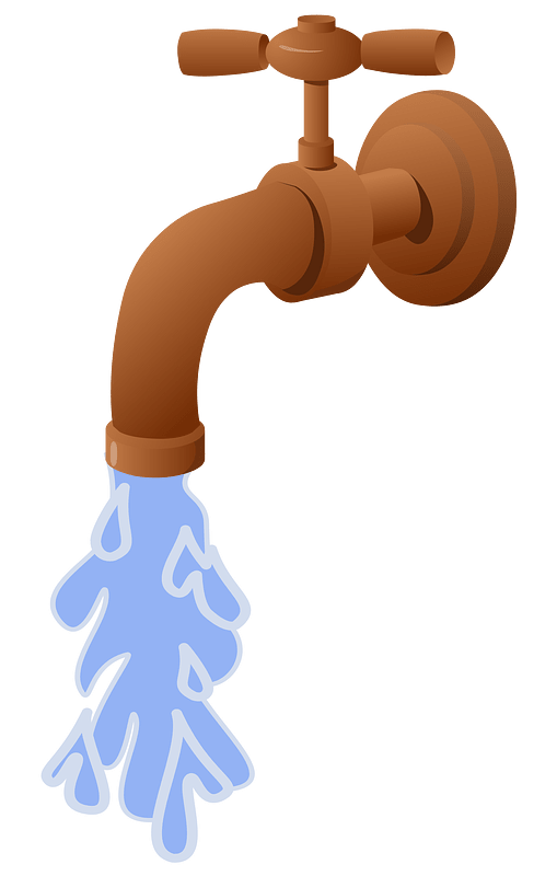 Faucet with Water