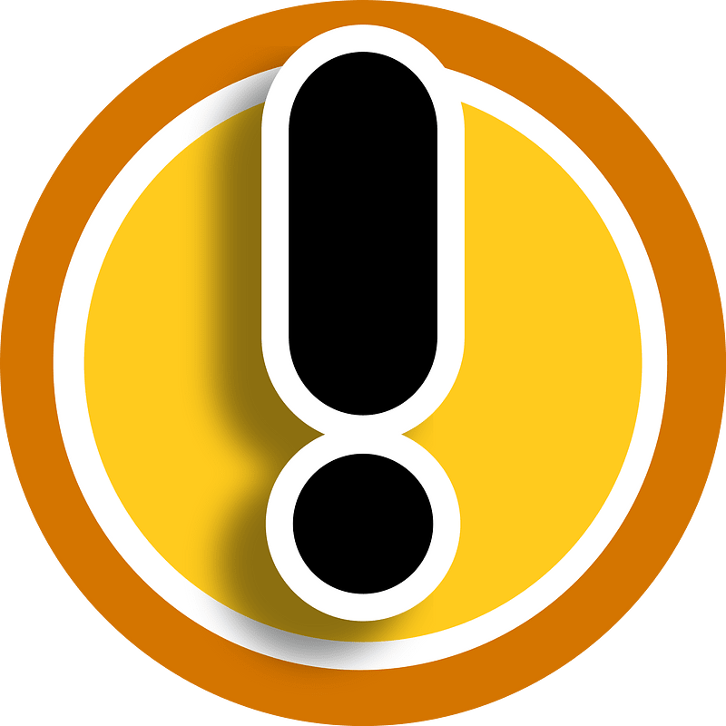 HMI icon warning