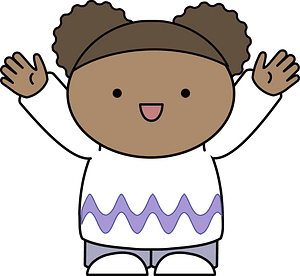 Hello (waving with both hands)