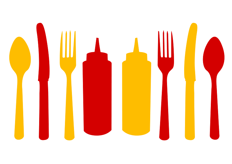 Condiments and Silverware