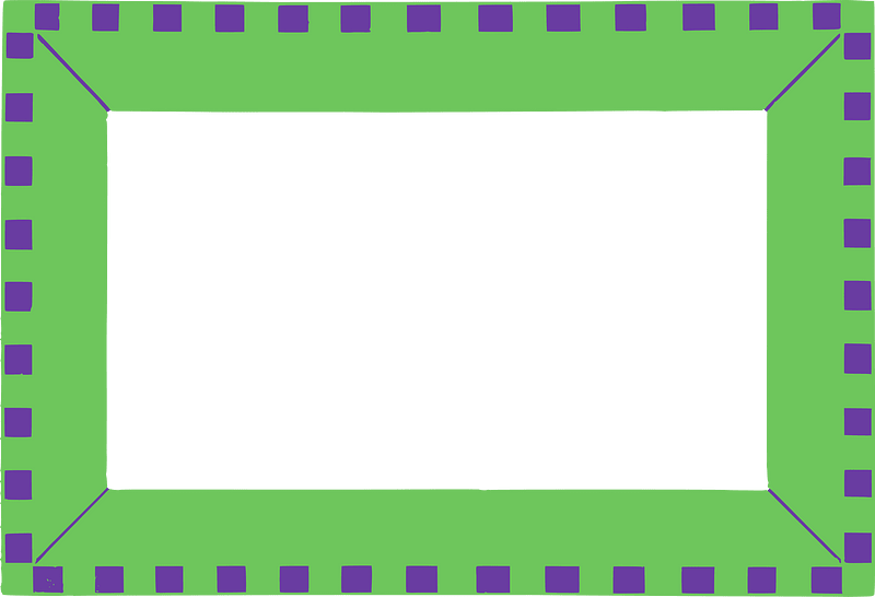 Green Purple Frame
