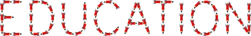 Rocket Pencil Education Typography