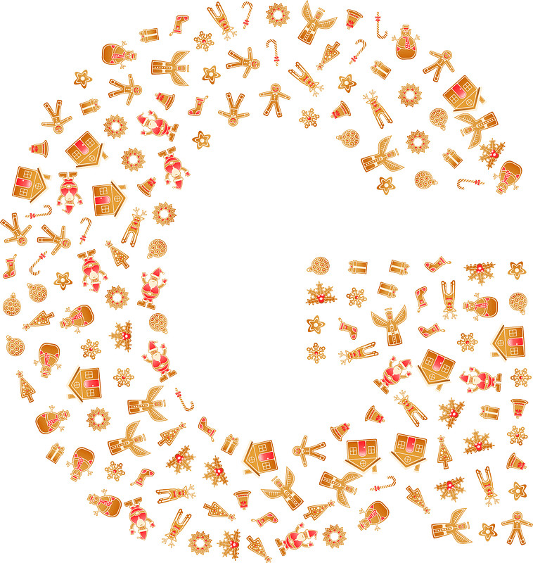 Gingerbread Alphabet - Letter G