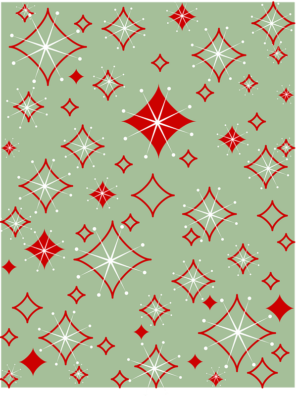 Retro stars background