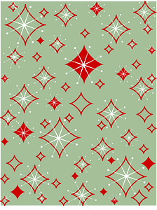 Retro stars background