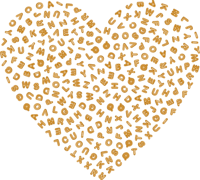 Gingerbread Alphabet Heart.svg