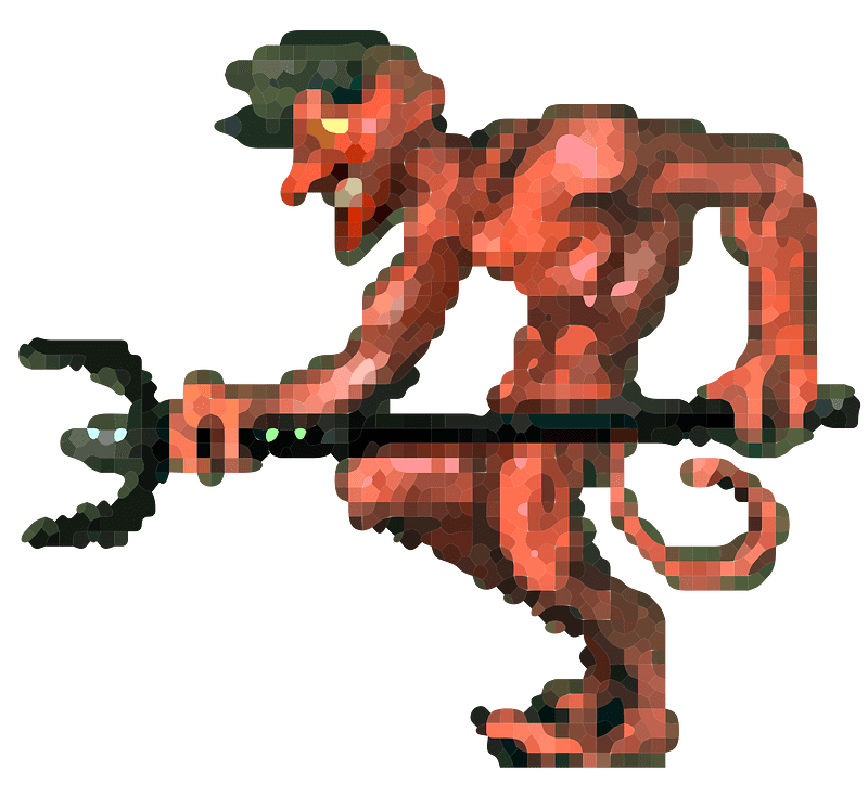 Demon Pixel Art
