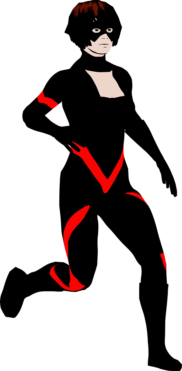 Superheroine pose 2