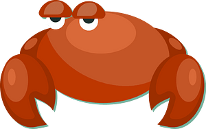 Cartoon crab