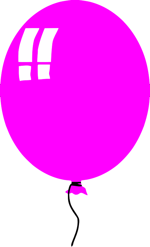 simple balloon - pink