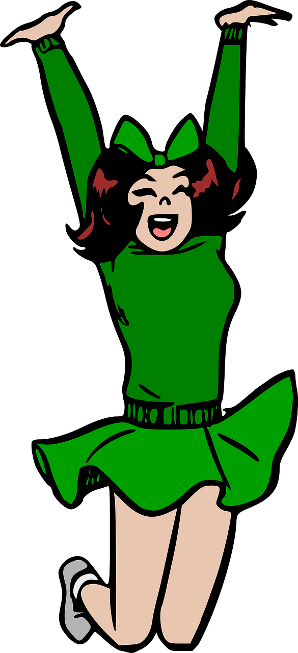 Comic Vintage Cheerleader