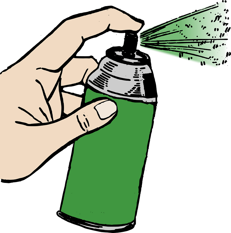 Hand Spray Paint - Green