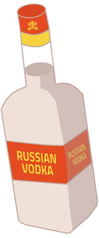 Russian Vodka Bottle