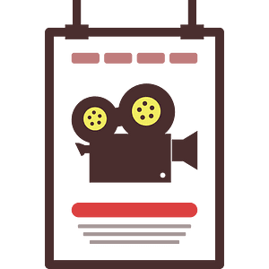 Movie poster icon