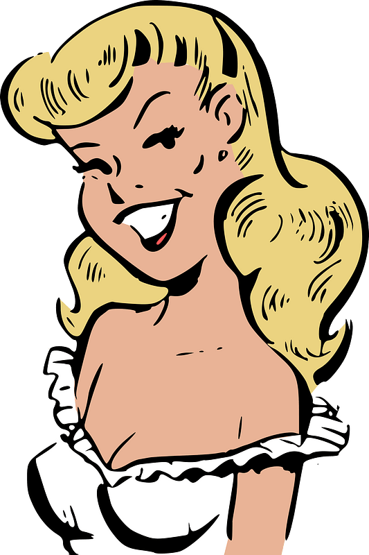 Retro farmer daughter
