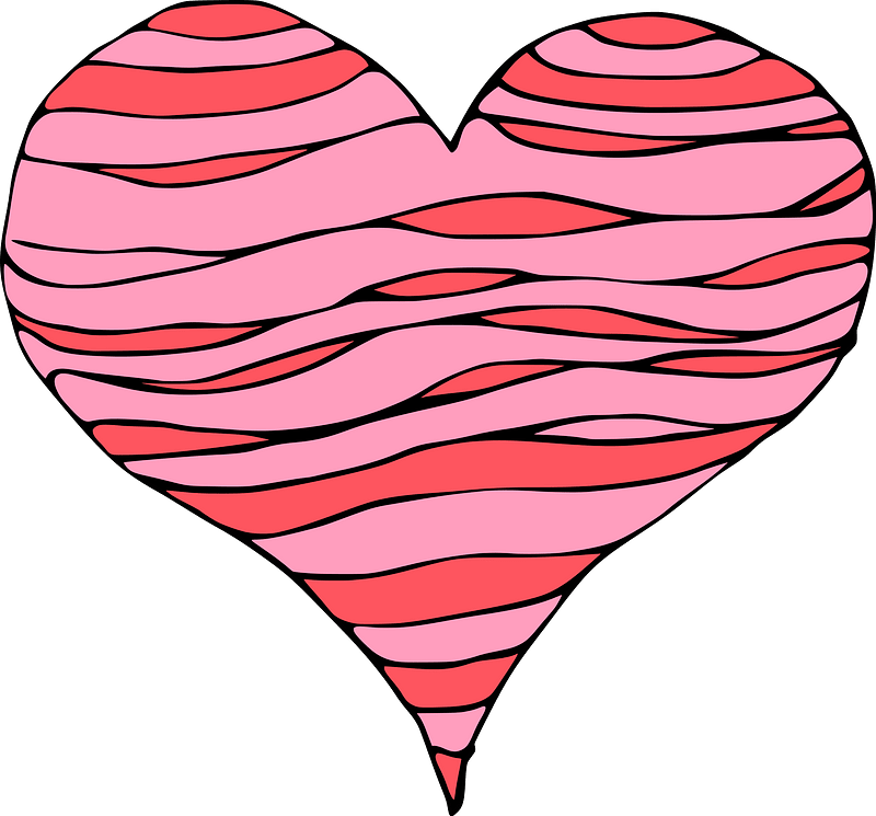 Heart Sketch color