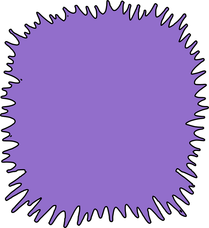 Organic Purple Splat