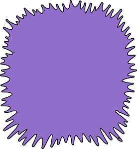Organic Purple Splat