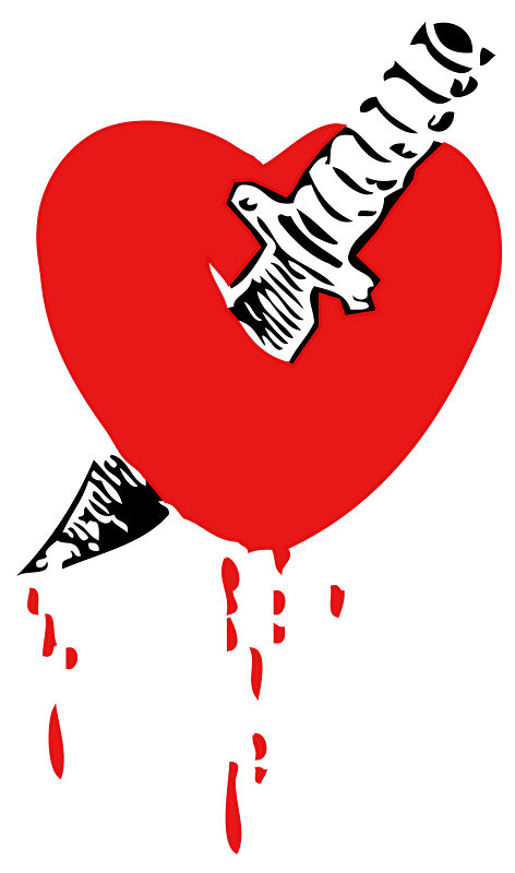 Kinfe Through The Heart - Colour