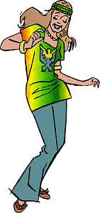 Dancing Hippie Girl - Remix