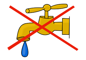 No Water Use - Remixish - Free vector clipart images on creazilla.com