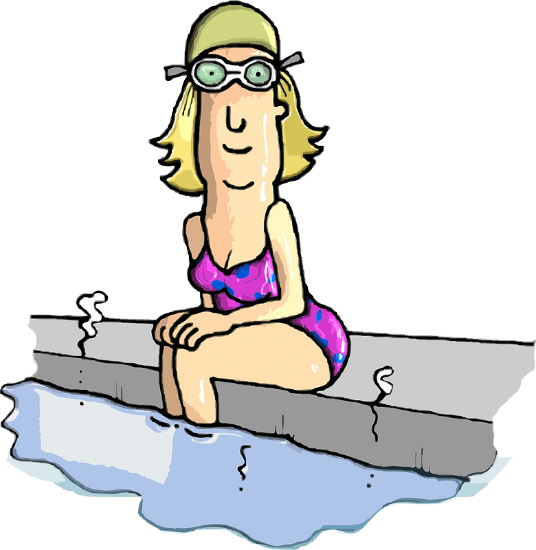 A woman at some hotpools