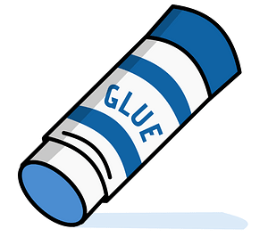 Blue Glue Stick