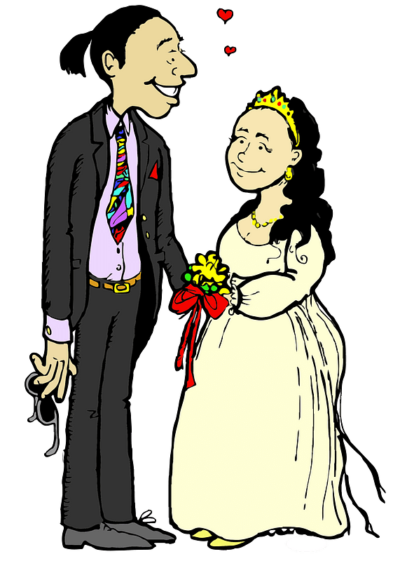 Maori Couple getting married