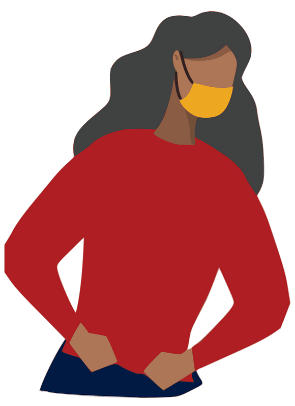 Lady in an Orange Mask