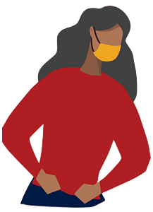 Lady in an Orange Mask