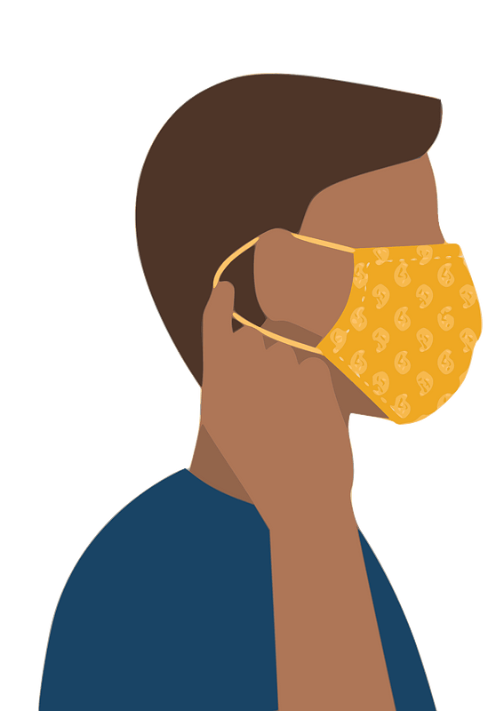 Putting on Face Mask