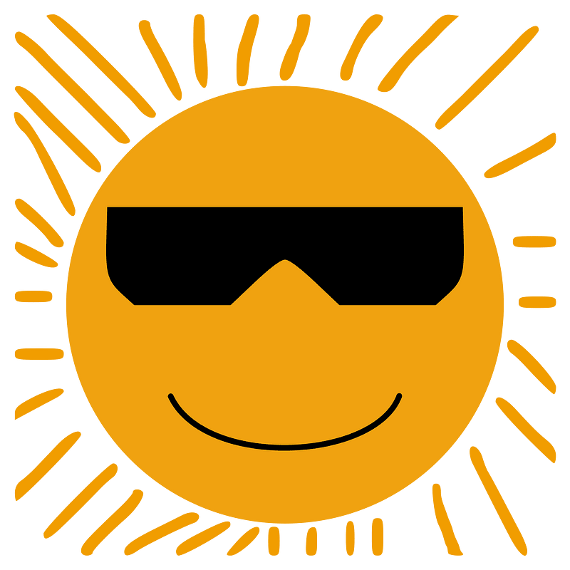 Sun with Glasses 2