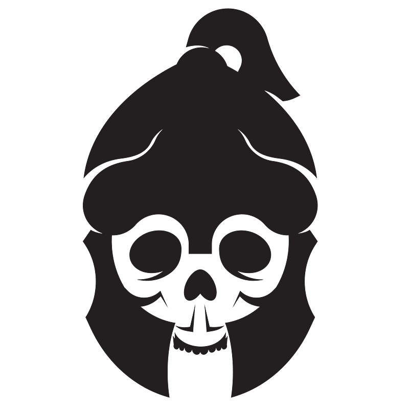 Skull with Roman helmet