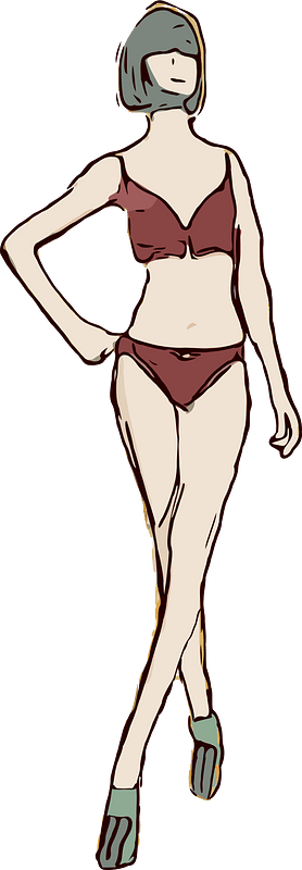 Red Bikini Lady