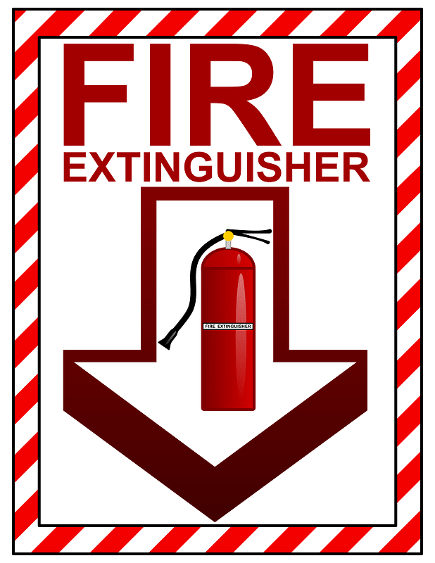 Fire Extinguisher Sign