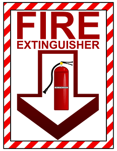 Fire Extinguisher Sign