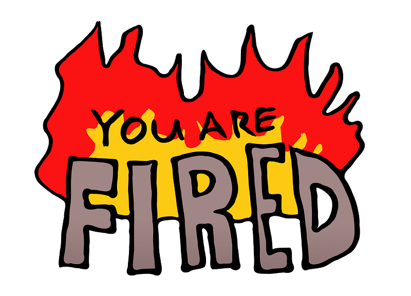 You Are Fired - Text