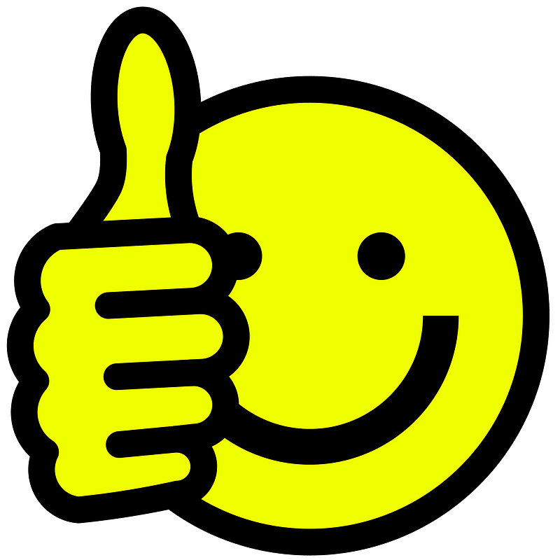 Thumbs up smiley