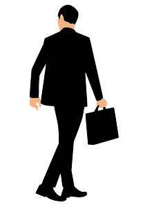 Businessman Stands Alone