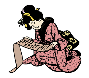 Kimono Lady Reads