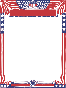 USA Patriotic Frame