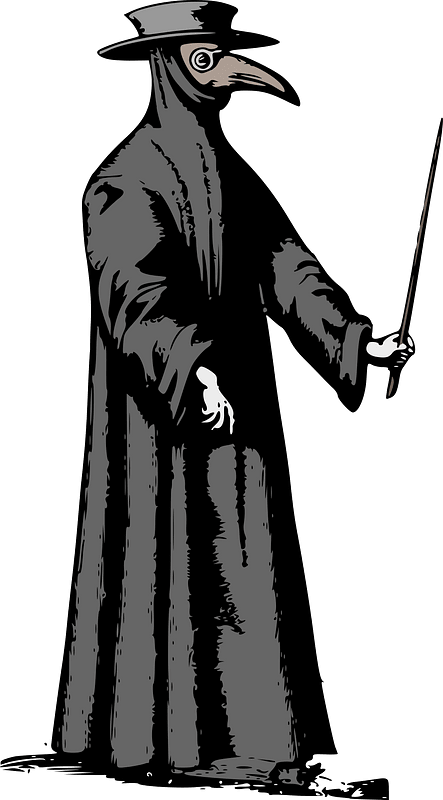 Plague doctor - Free vector clipart images on creazilla.com