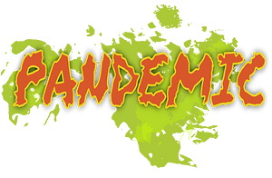 Pandemic Splatter Text